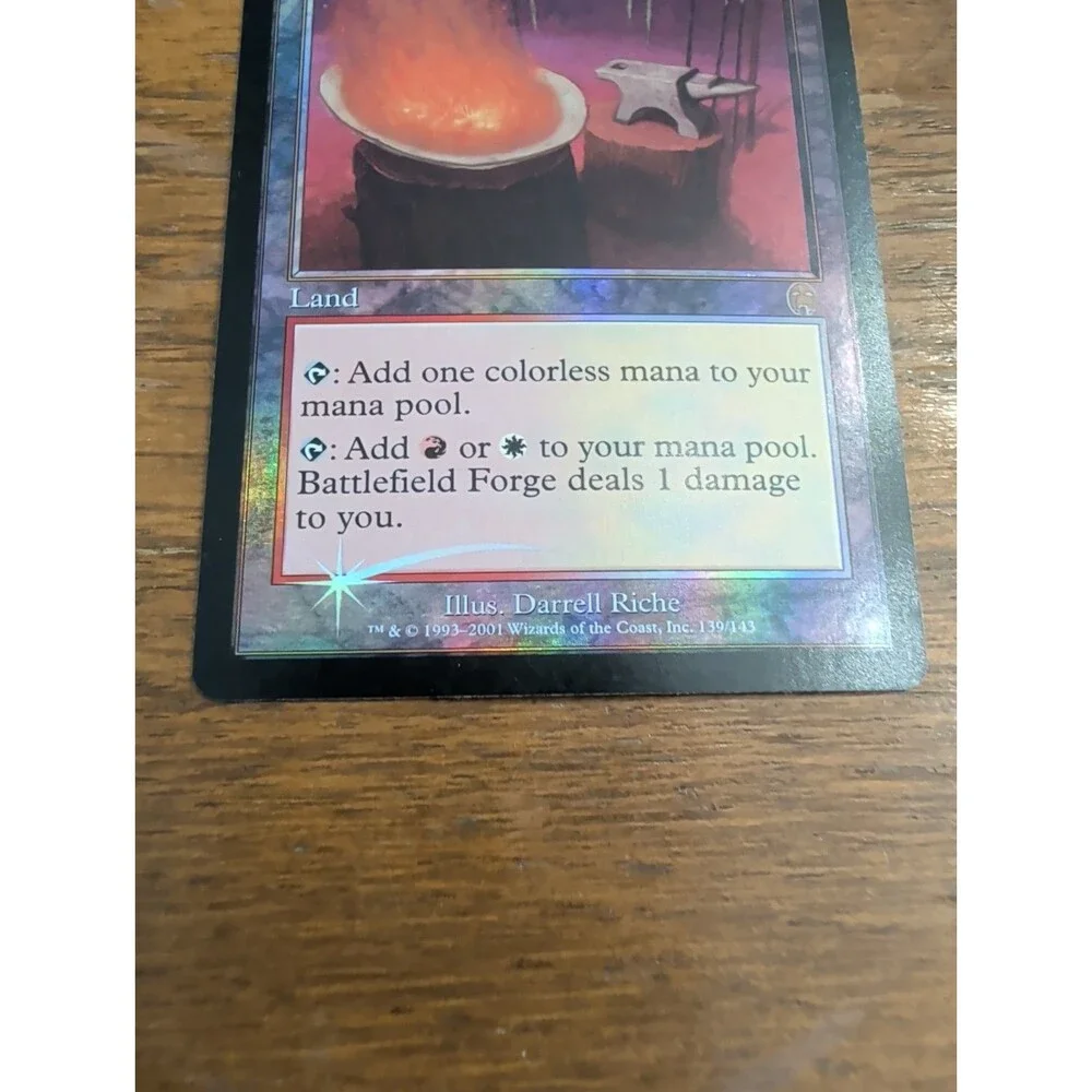 MTG Magic - Battlefield Forge FOIL Apocalypse Land - original owner NM/M